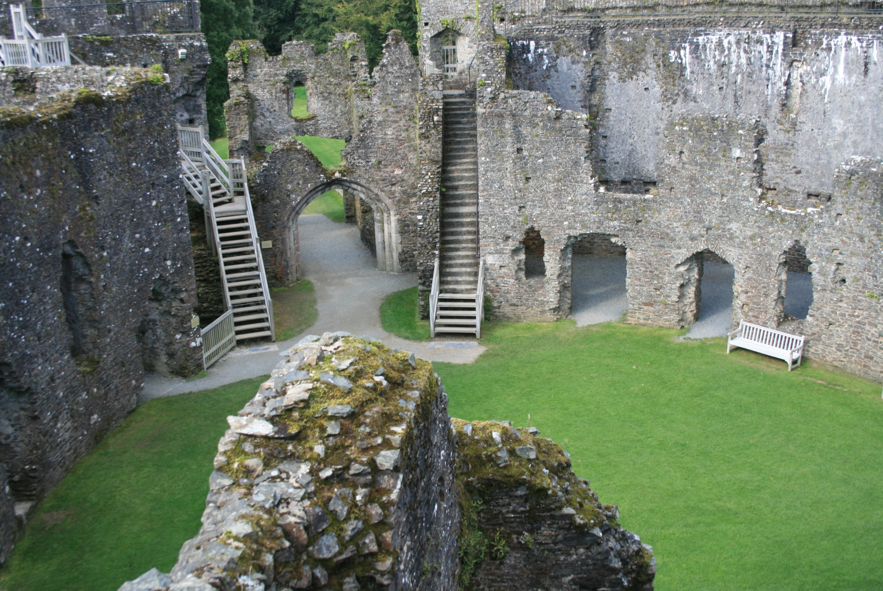 Restormel Castle Ruins, Cornwall, UK